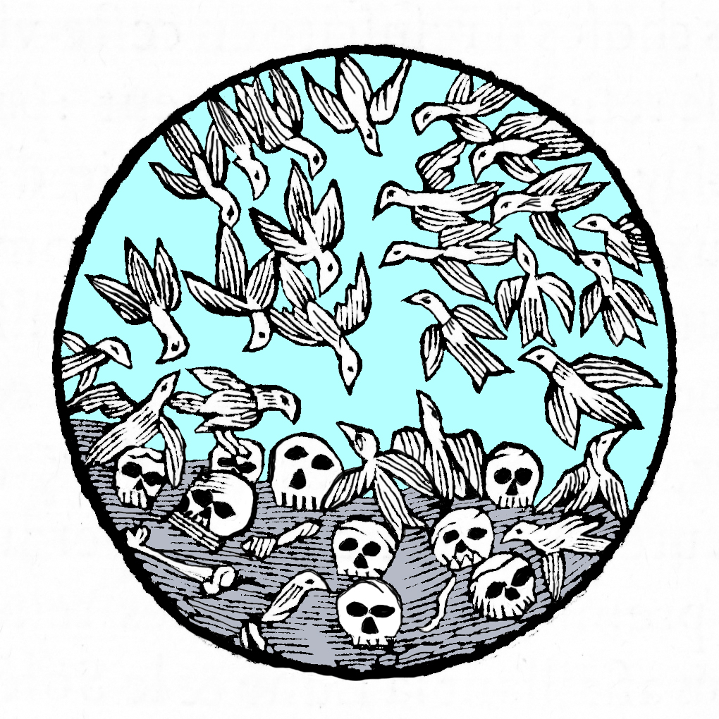 Birds of Death Counted Cross Stitch Pattern